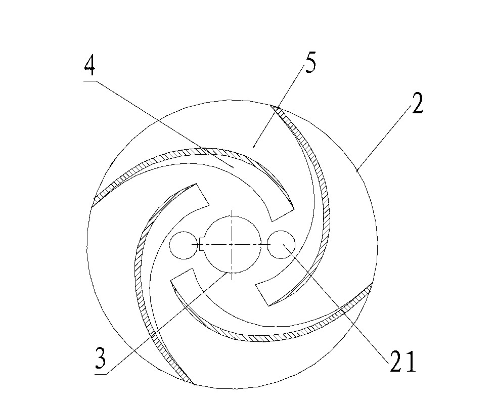 Impeller for residual heat removal pump