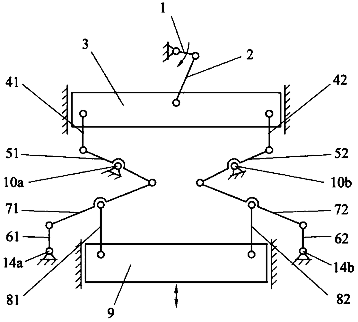 Closed type multi-link high-speed precise punch mechanism