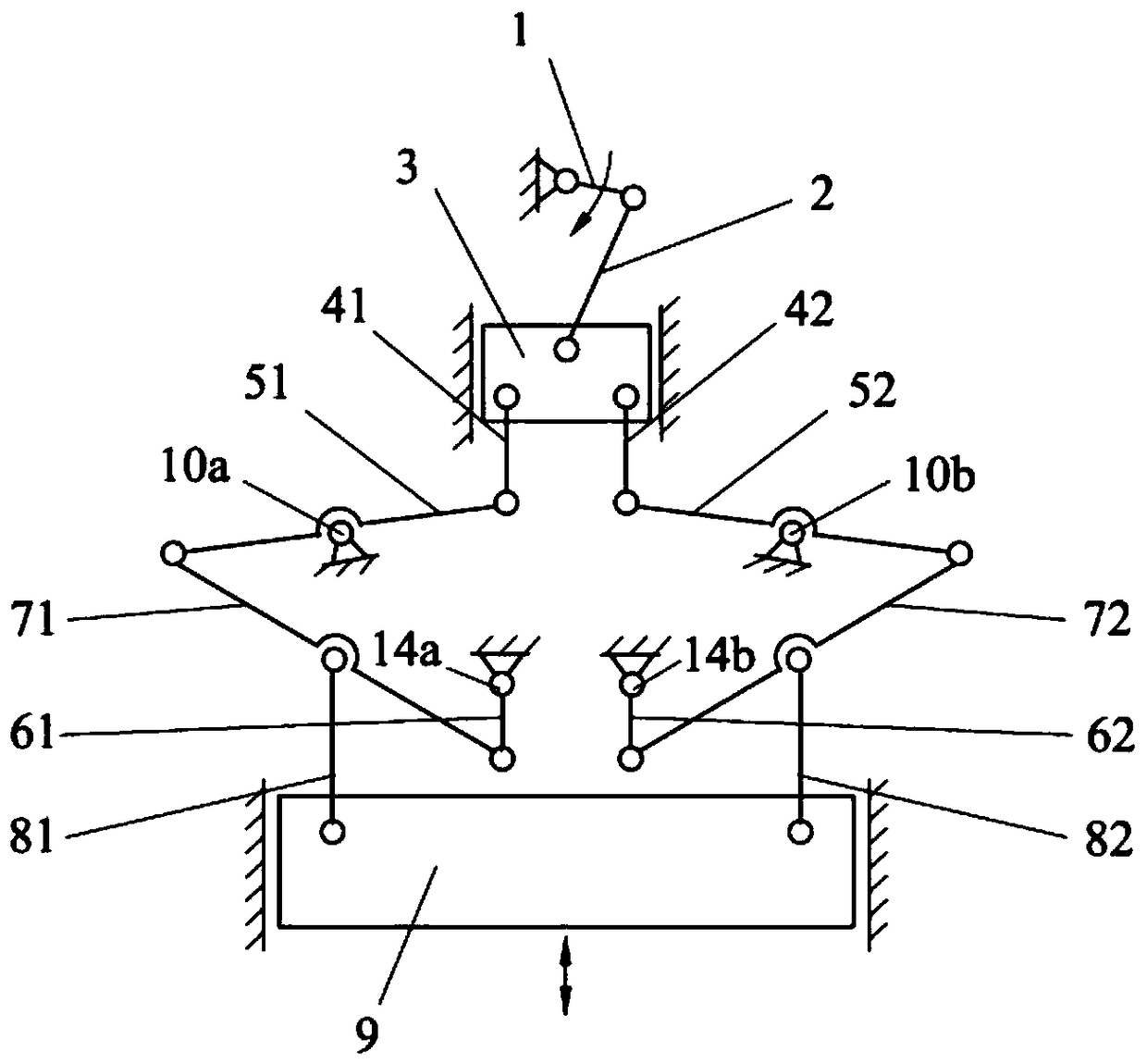 Closed type multi-link high-speed precise punch mechanism