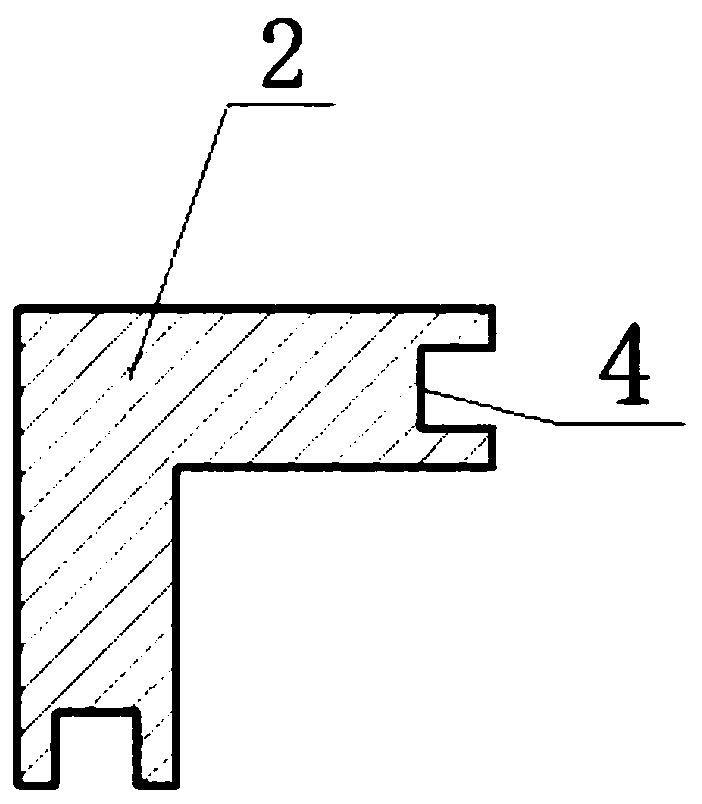 Combined type aluminum alloy formwork system and application method thereof