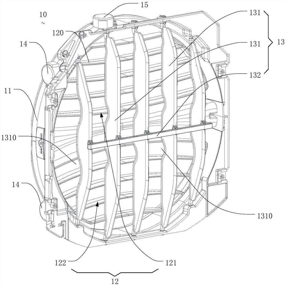 Air guide device and air conditioner