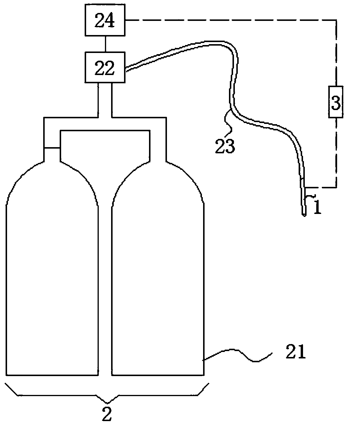 Cold plasma jet acupuncture device