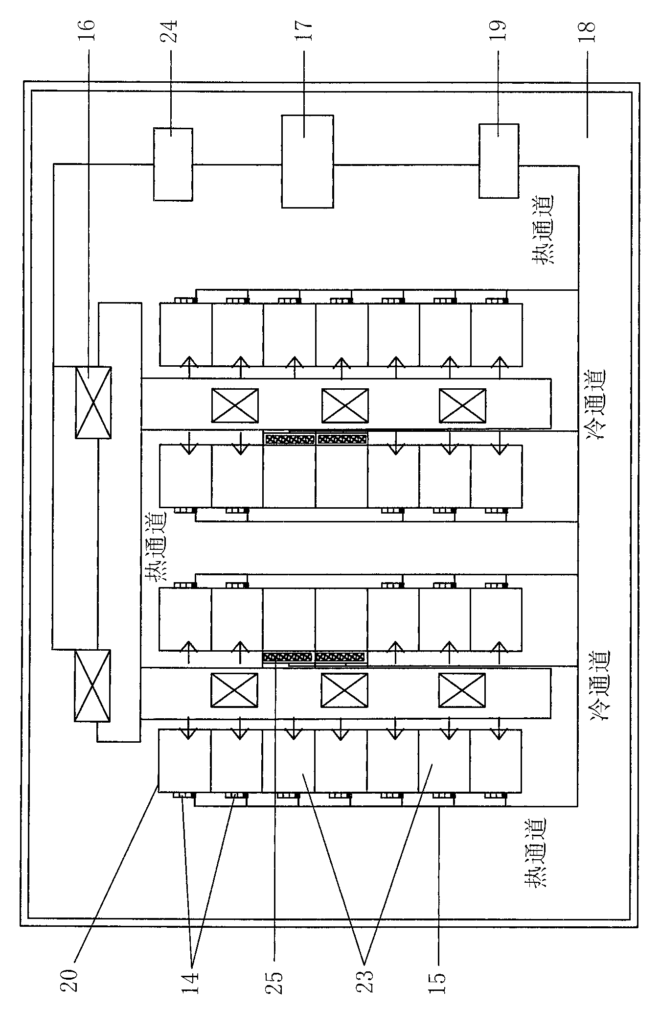 Variable-air-volume intelligent airflow regulating and controlling system of data machine room