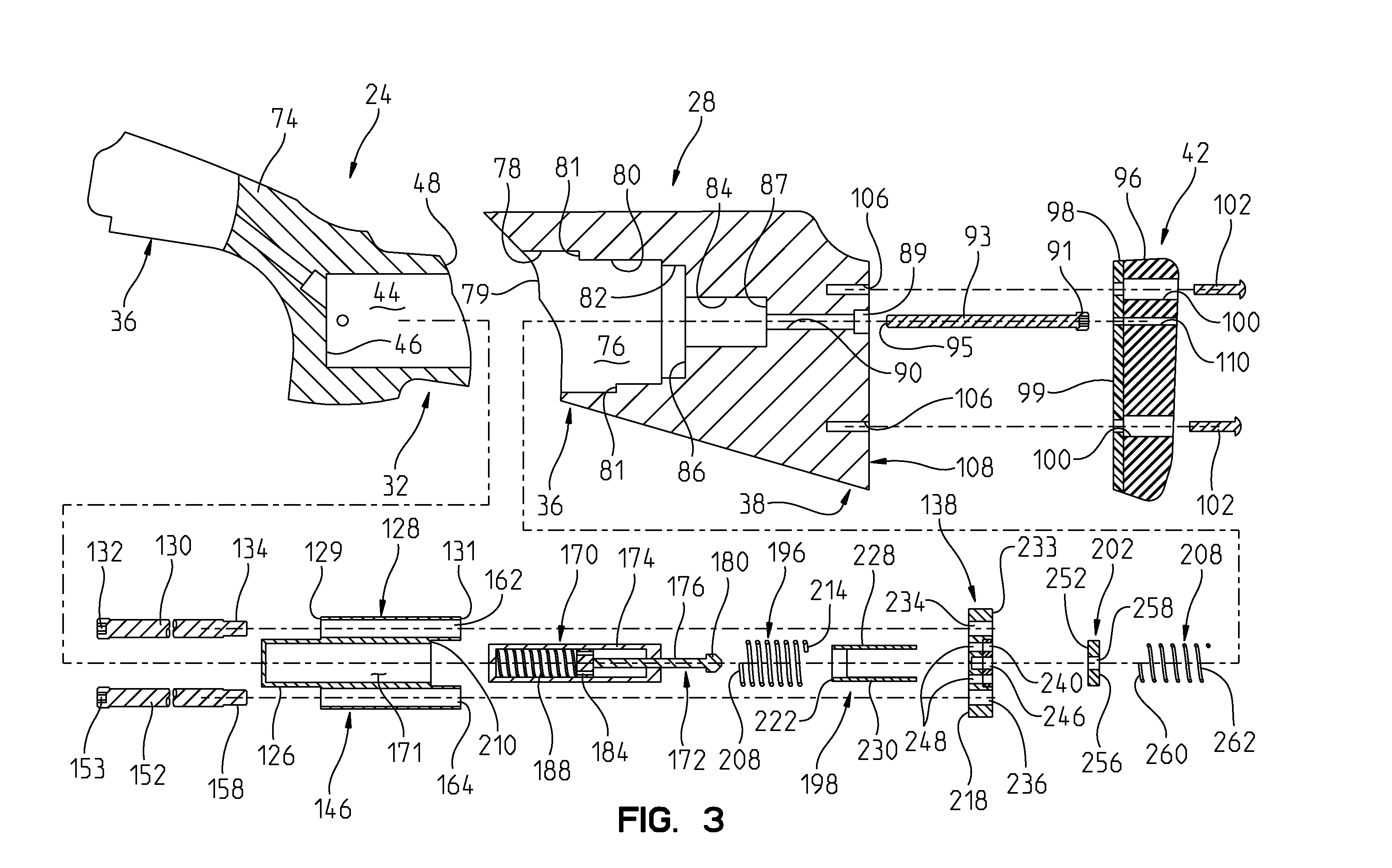 Recoil reducer for use with a firearm