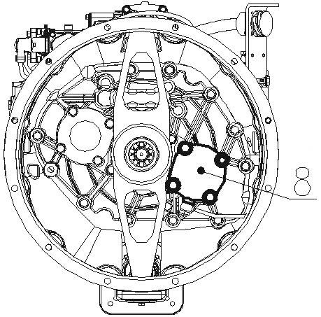 Electronically-controlled pneumatic manual-automatic-integrated ten-gear aluminum-shell transmission