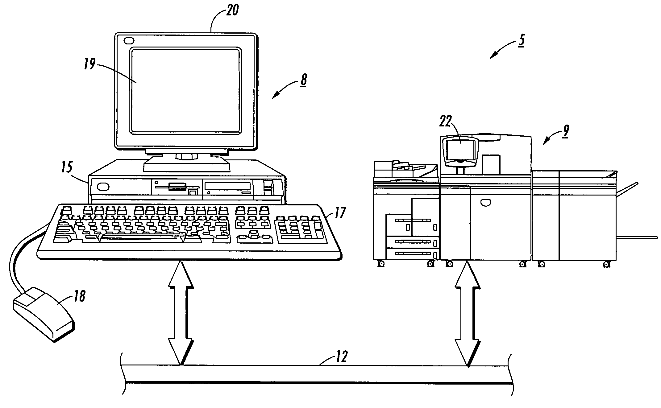 Imaging data stream method and apparatus for full-color support