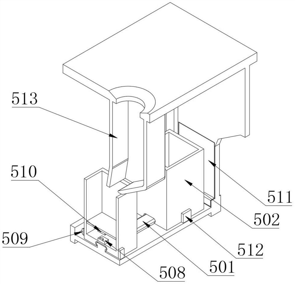 A linkage type three-step self-detection punching device