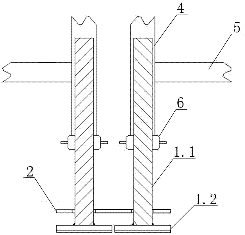 Connecting piece for enhancing bearing capacity of tool-type scaffolding and installation method thereof
