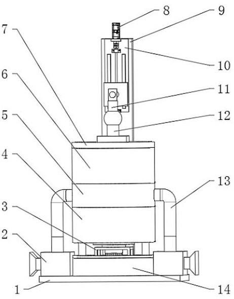 Pickling device for pickled food processing
