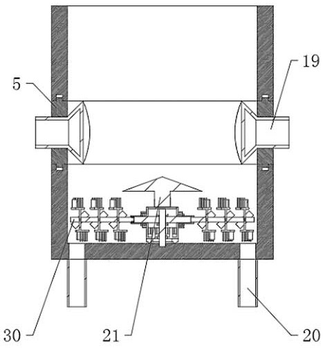 Pickling device for pickled food processing