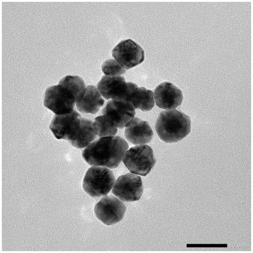 Optical fiber hydrogen sensor based on au@pd nanoparticles and its preparation method and application