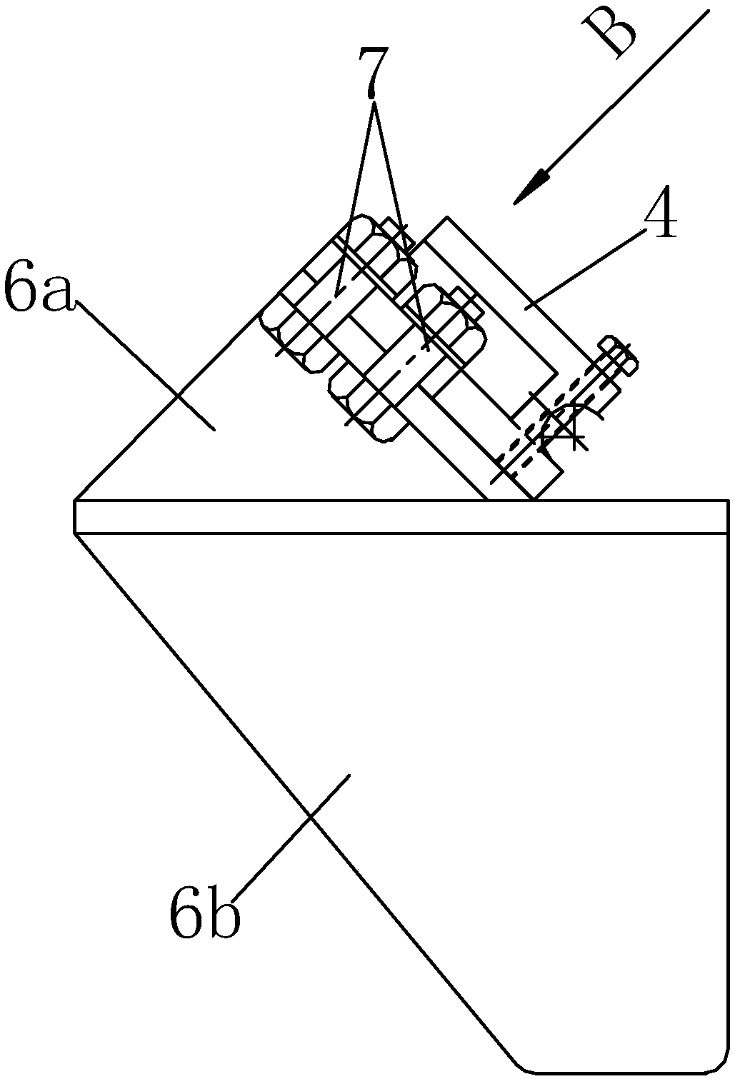 A suspension rope fixing structure of beam pumping unit