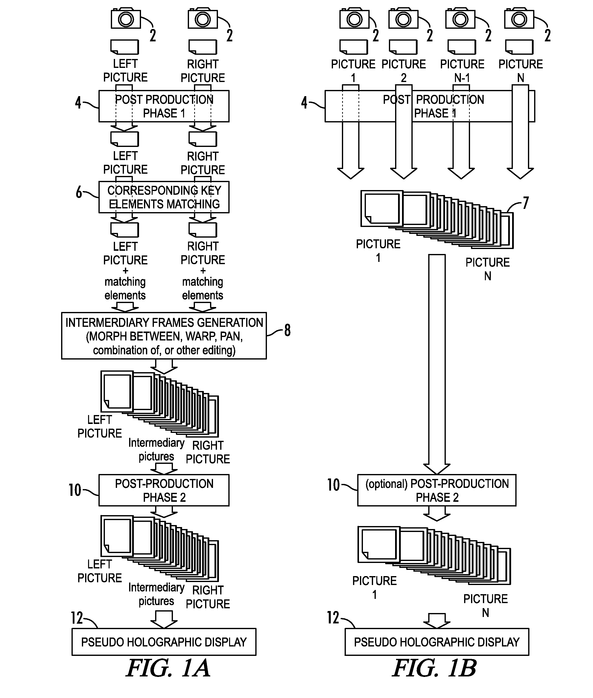 System and method for creating pseudo holographic displays on viewer position aware devices