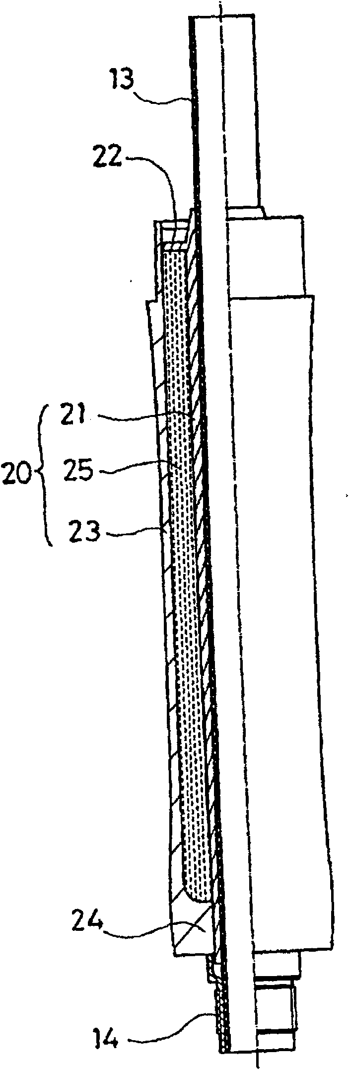 Grip structure of shaft tube and writing implement and applying implement provided with such grip structure of shaft tube