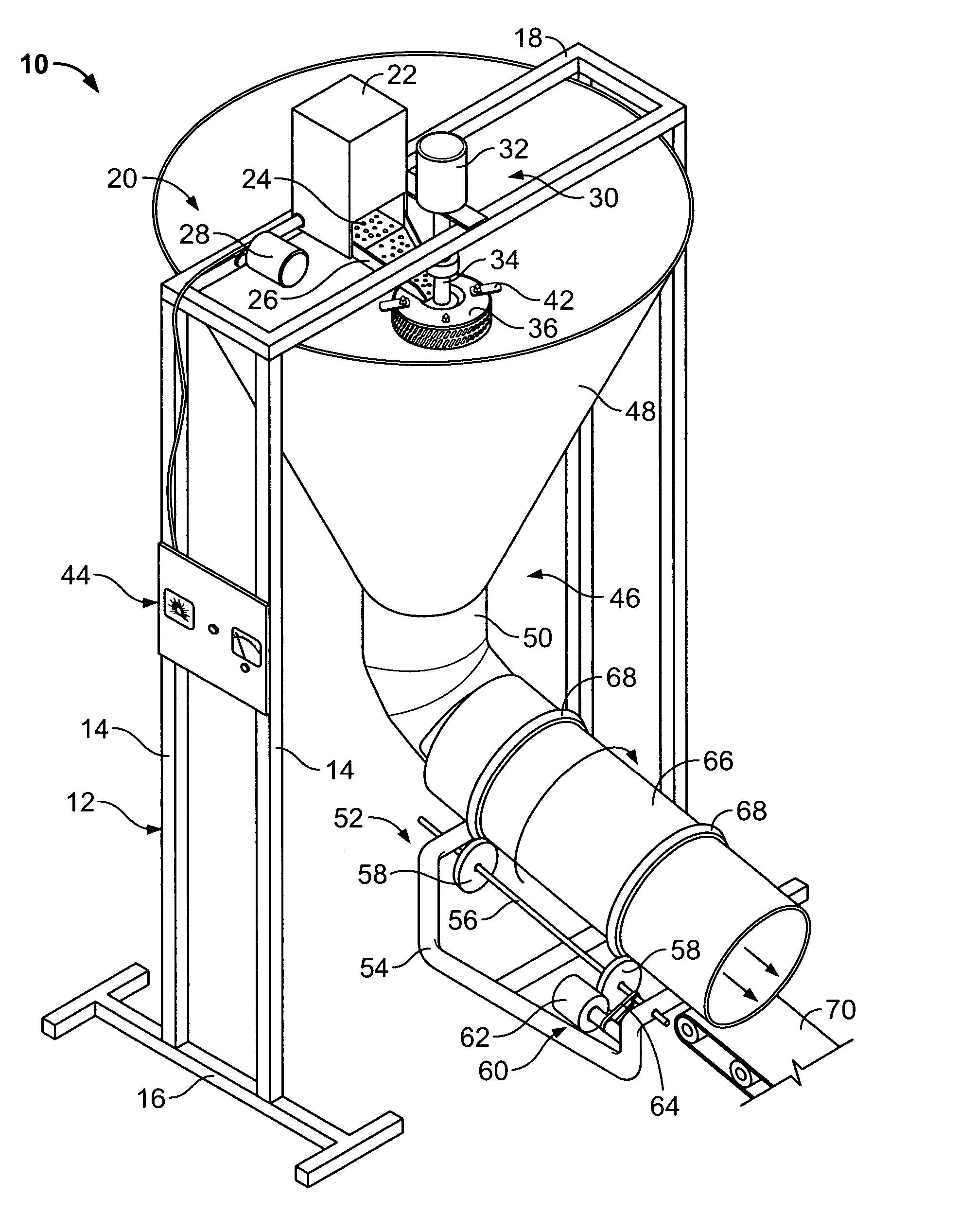 Cotton candy handling device