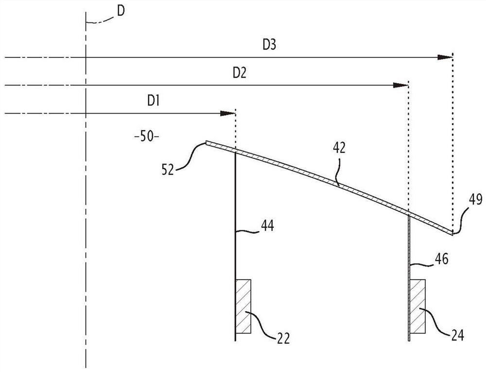 Loudspeaker comprising a rigid membrane connected to at least two coils