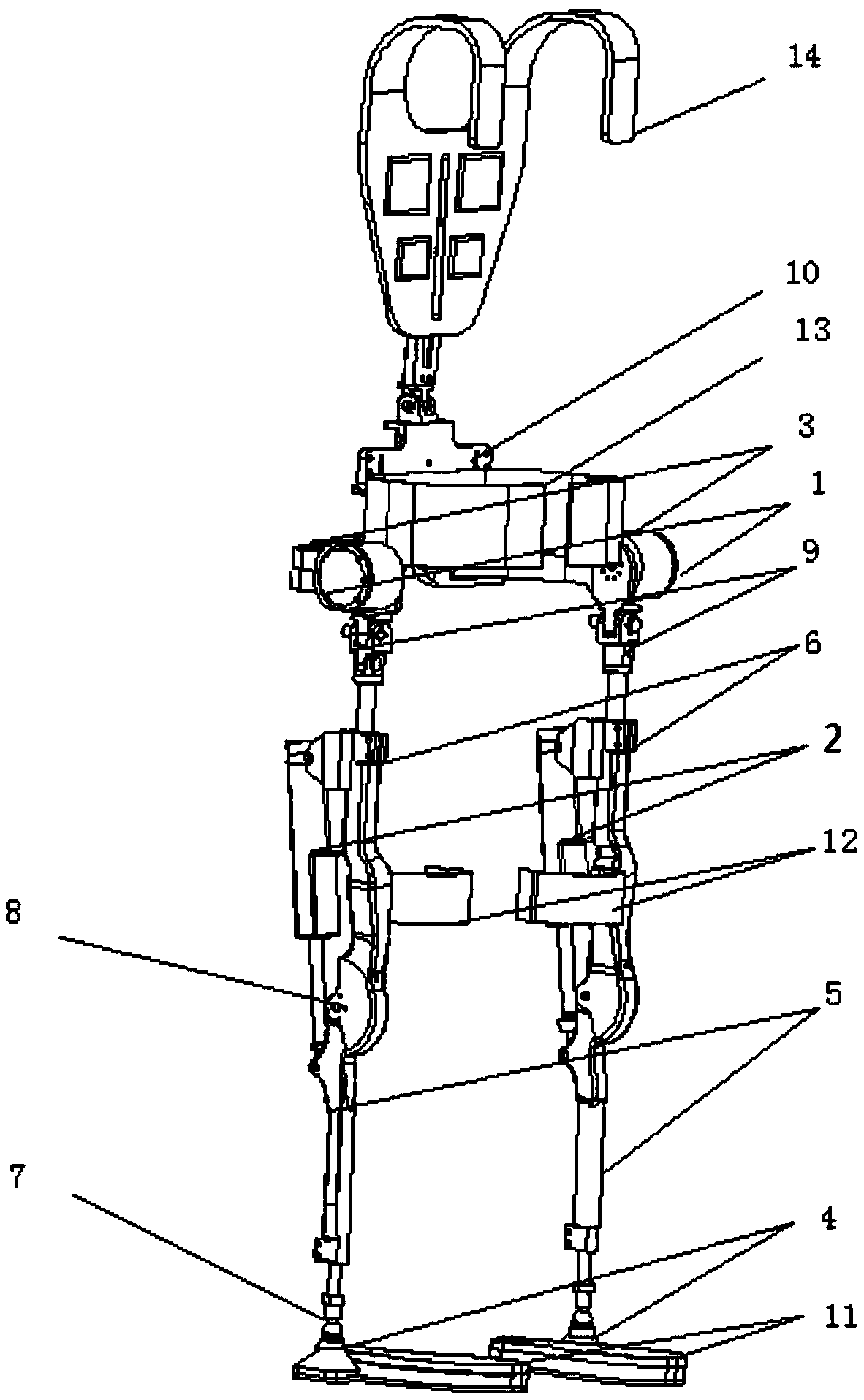 An assisted lightweight integrated multi-degree-of-freedom lower extremity exoskeleton