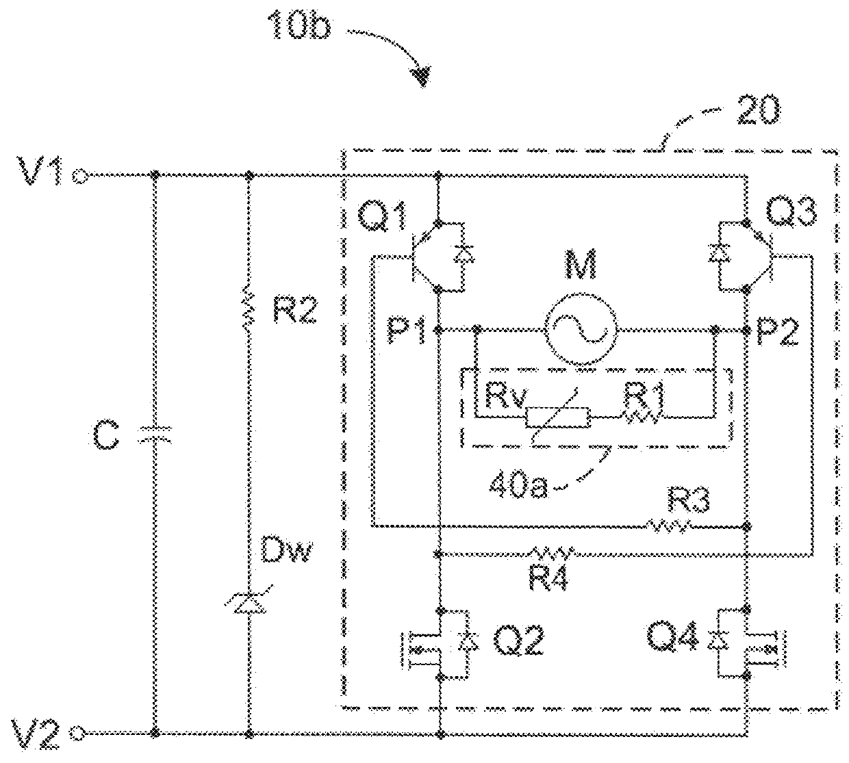 Control circuit for a DC motor