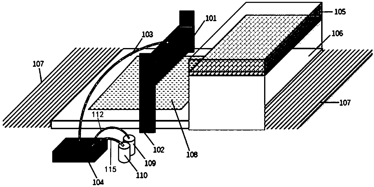 Coating device for mixed solution of precursor and surfactant and use method of coating device