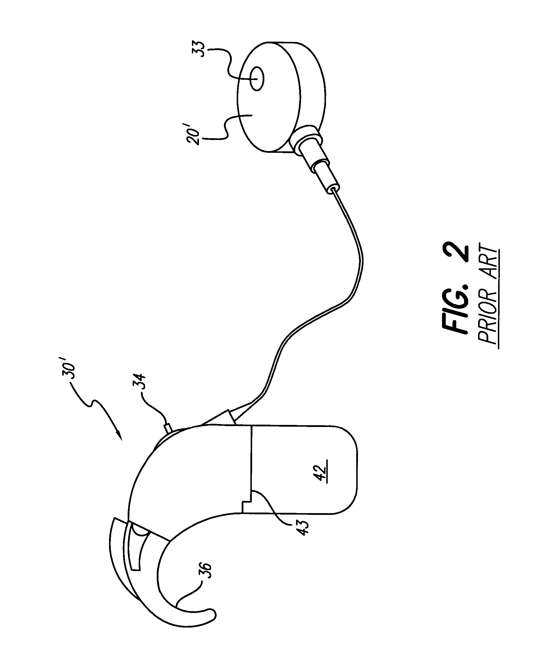 Cochlear implant sound processor with permanently integrated replenishable power source