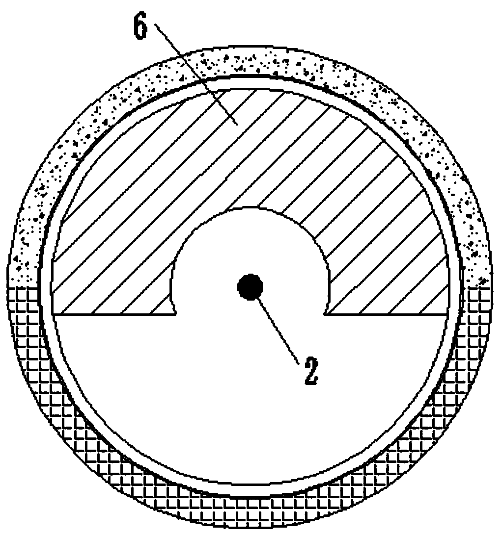 A horizontal gas-solid reactor