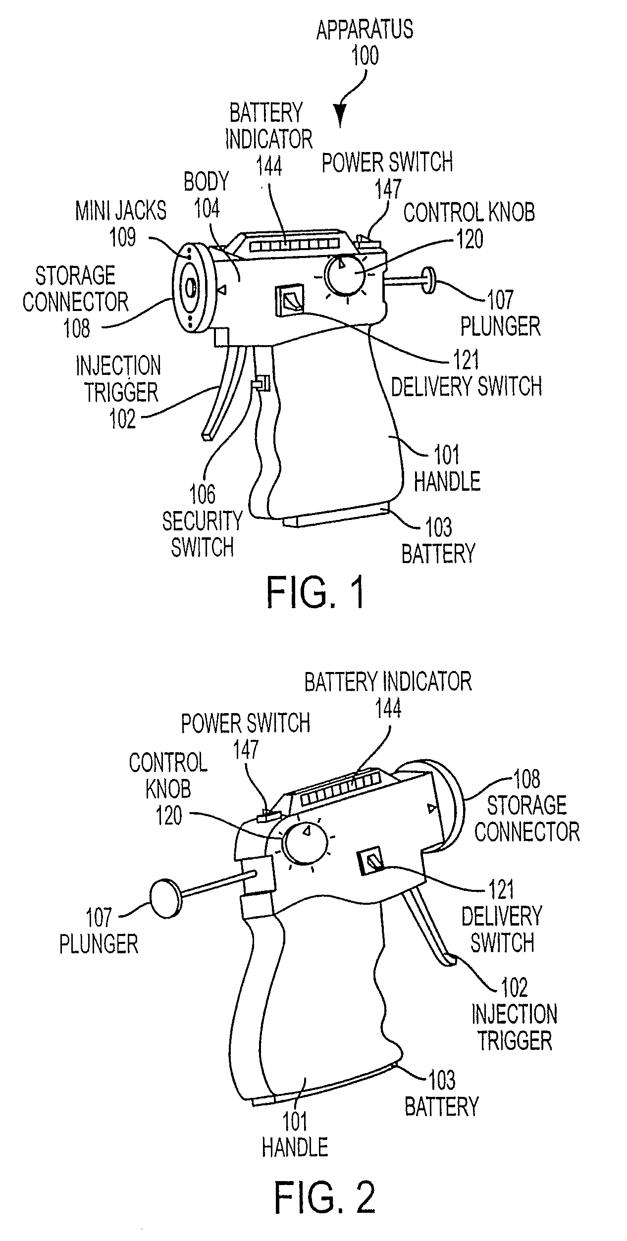 Electroporation gene therapy gun system