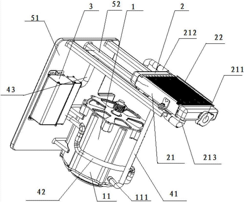 Water cooling device used for electric vehicles