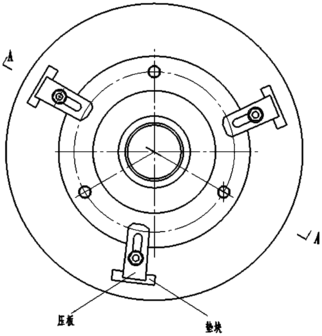 Thin-wall high-position-precision hole system component machining method