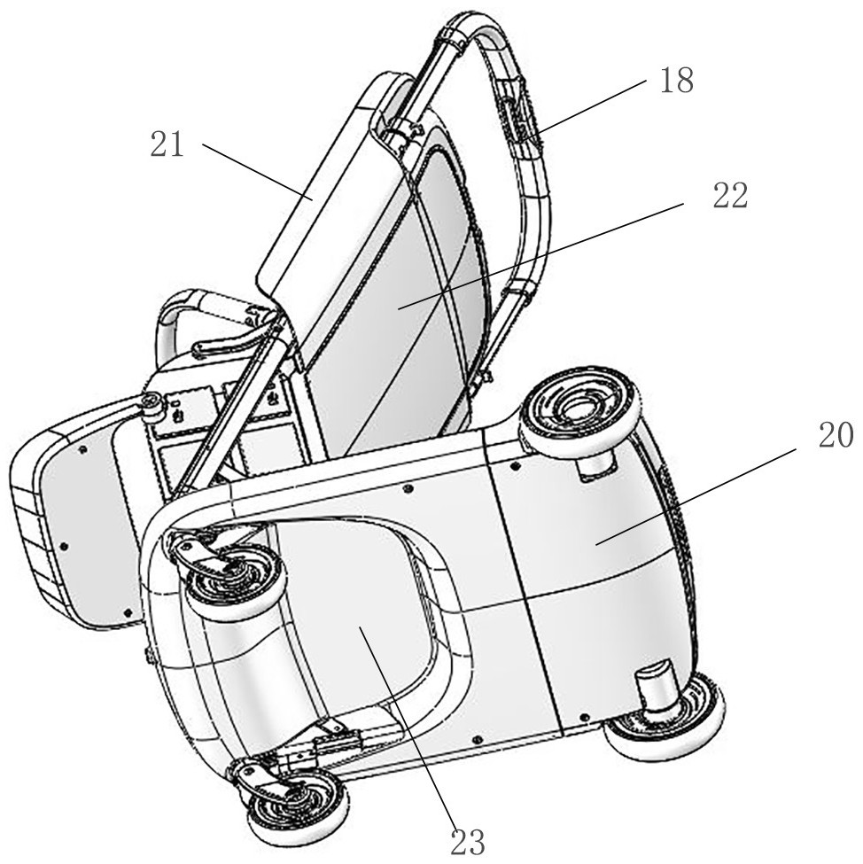 Luggage case type folding stroller