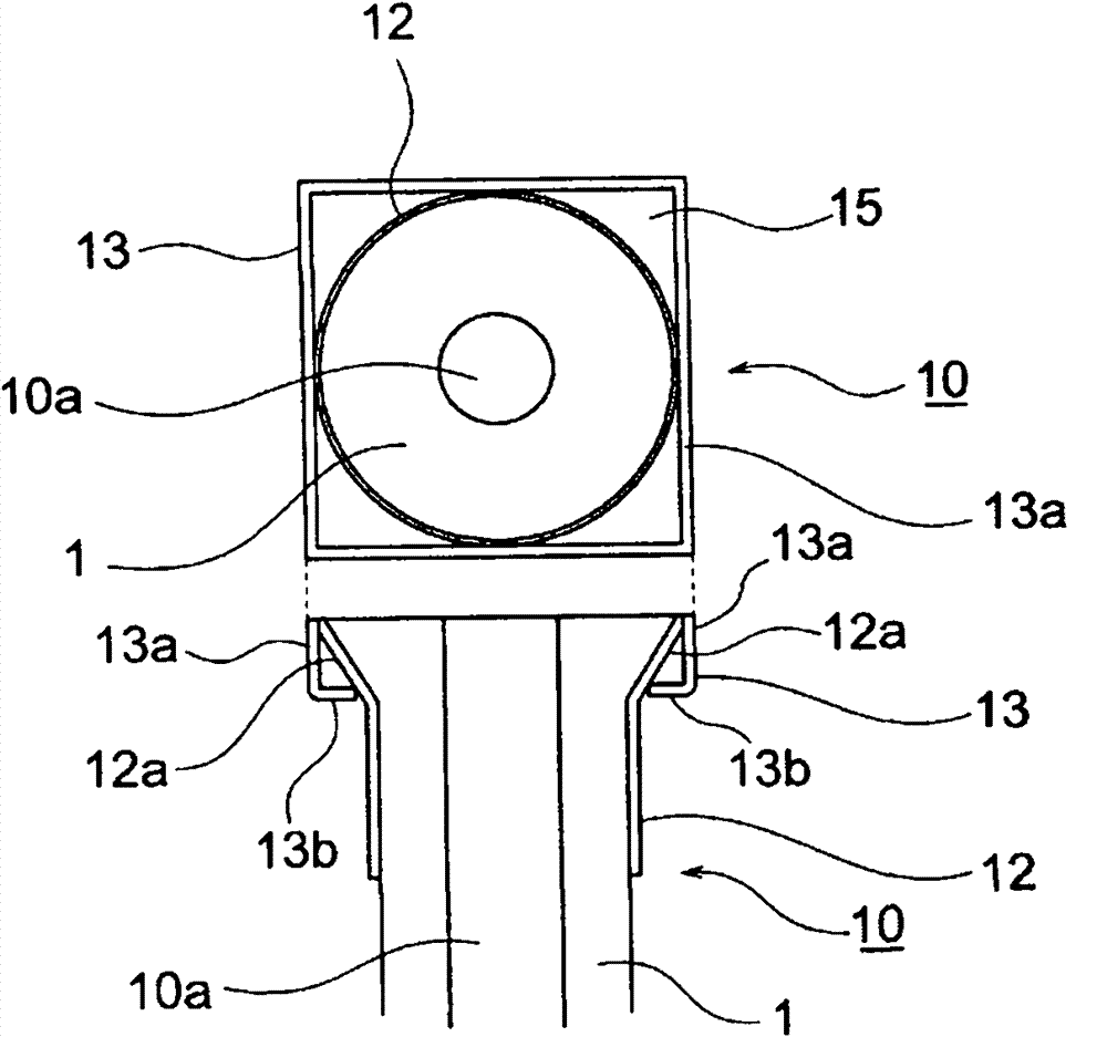 Immersion nozzle for continuous casting