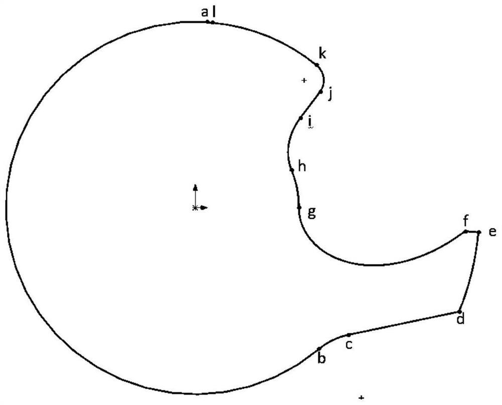 Straight claw type rotor profile for dry vacuum pump and design method of straight claw type rotor profile