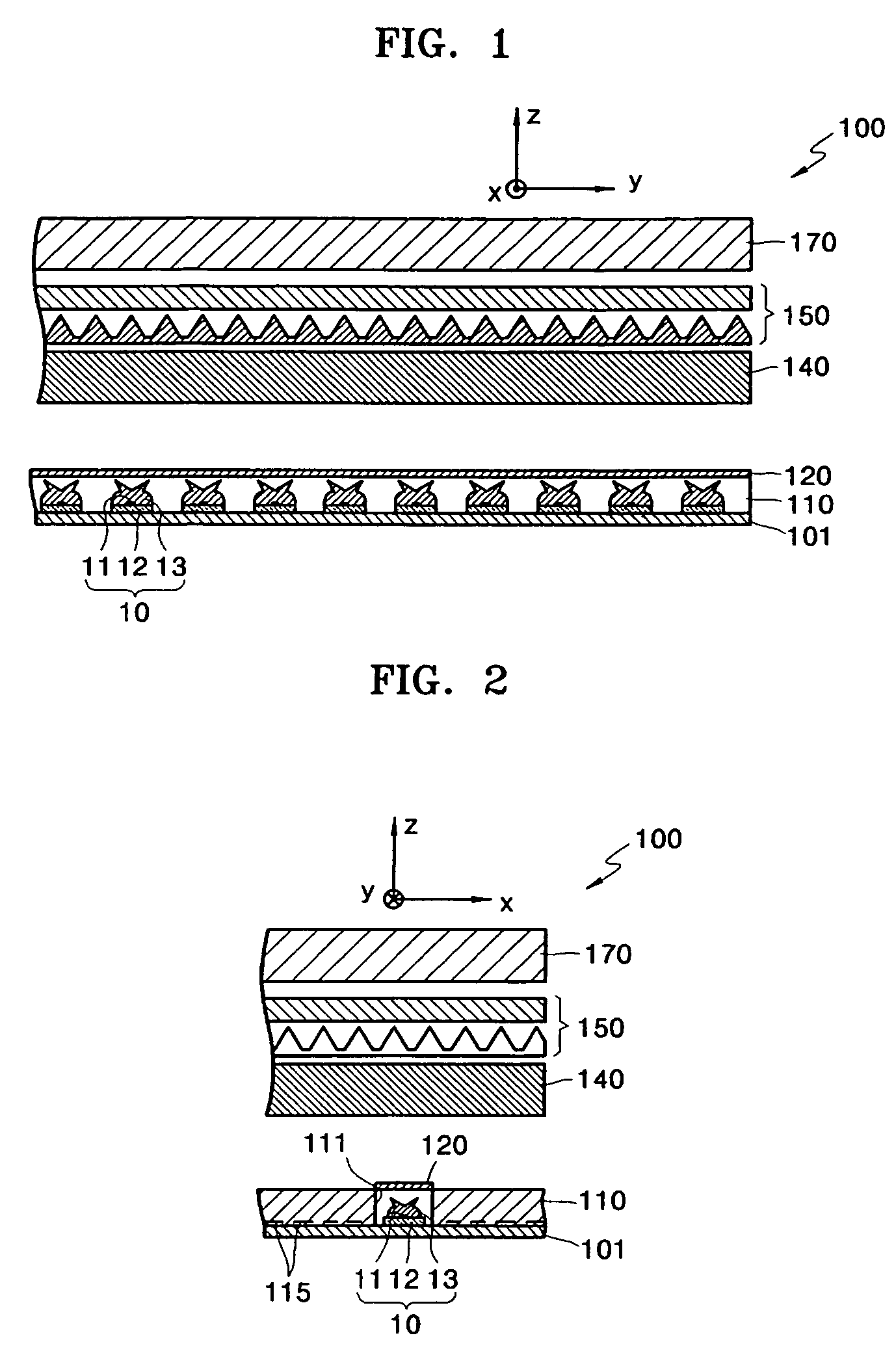LCD backlight system using light emitting diode chip