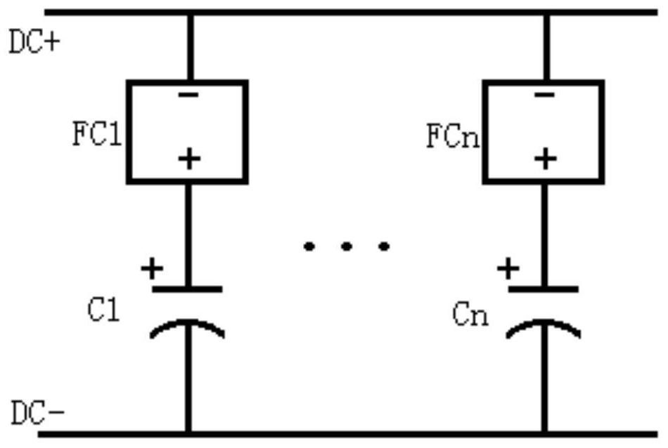Real-time indicating circuit for overcurrent fault of single capacitor in large number of capacitors connected in parallel
