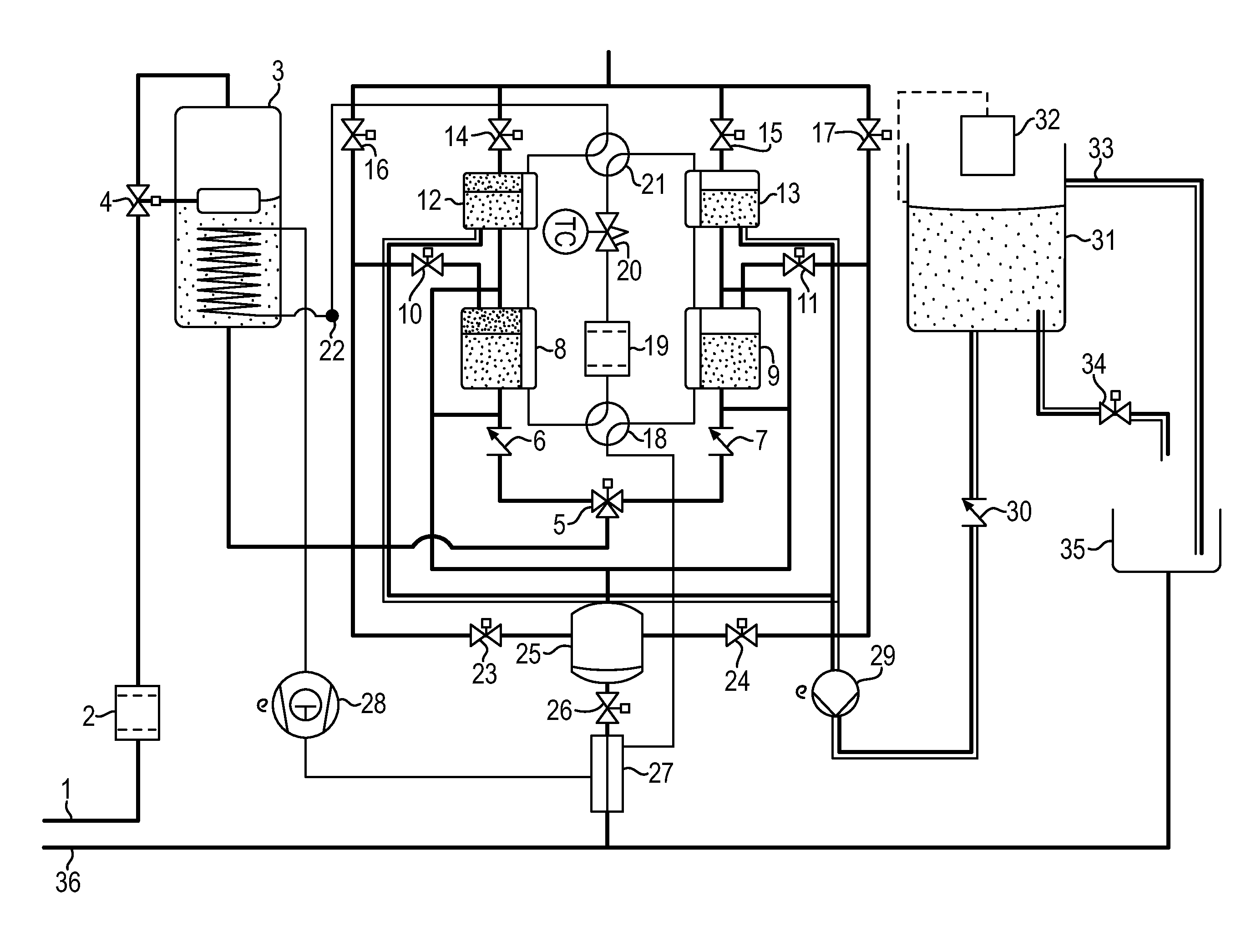 Water purification by batch crystallization process