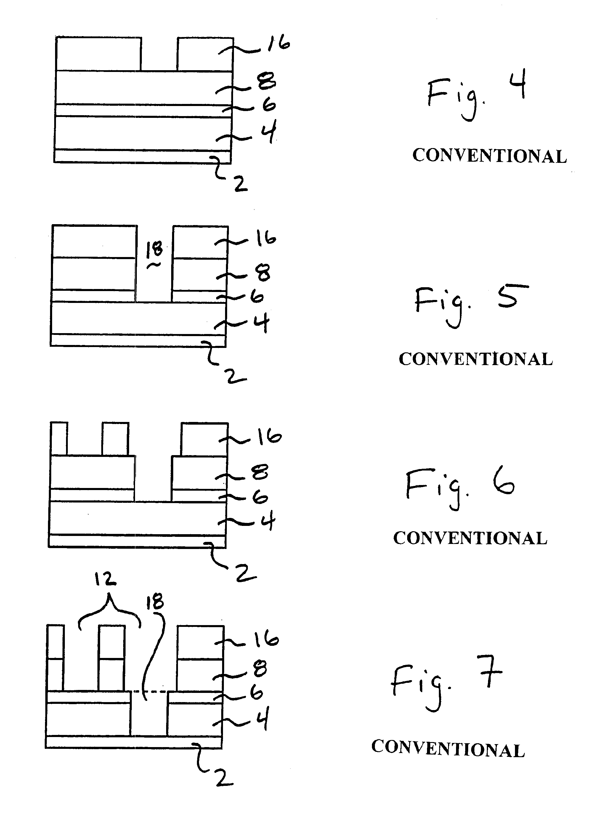 Self aligned metal interconnection and method of making the same