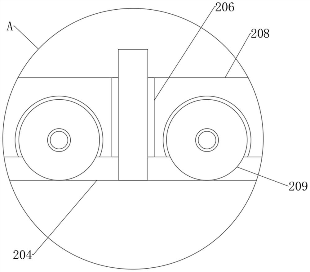 Small-spacing separation type thin-wall pier construction device