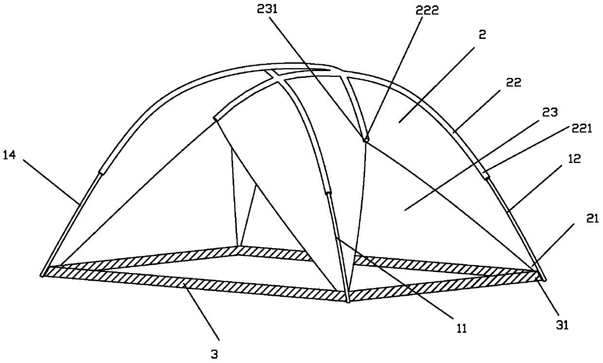 Awning and assembly method thereof