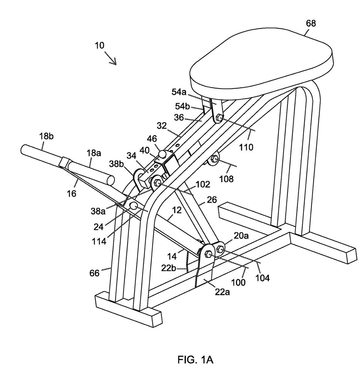 Exercise device utilizing body weight for resistance