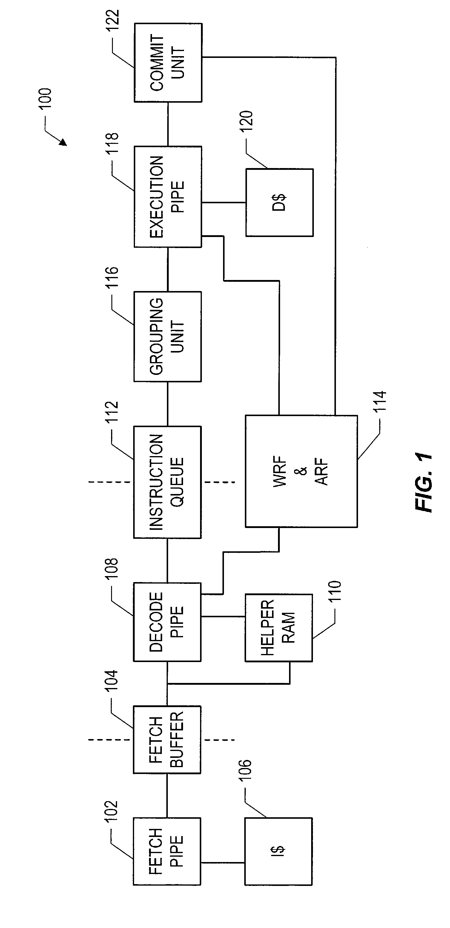 Effective elimination of delay slot handling from a front section of a processor pipeline