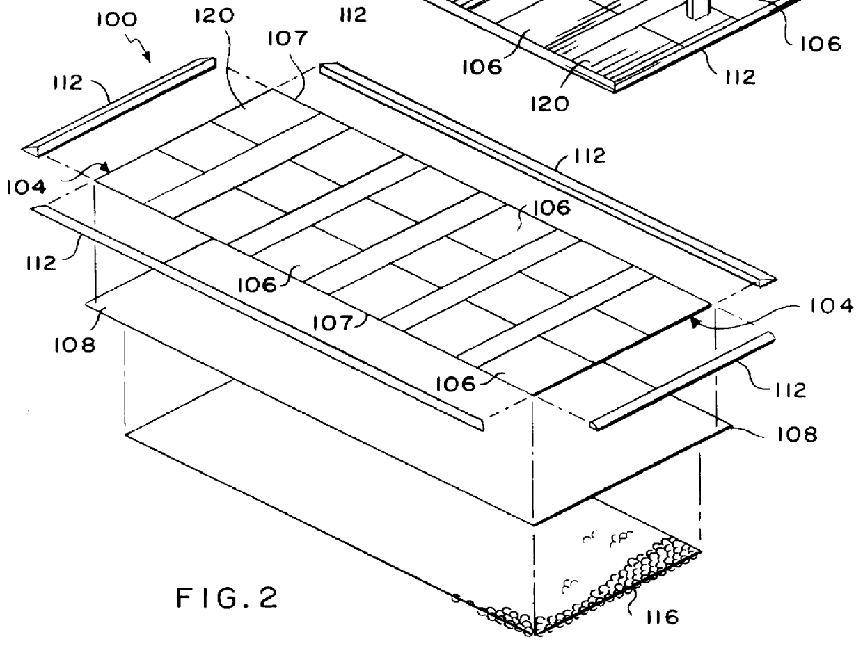 Portable area floor covering and method