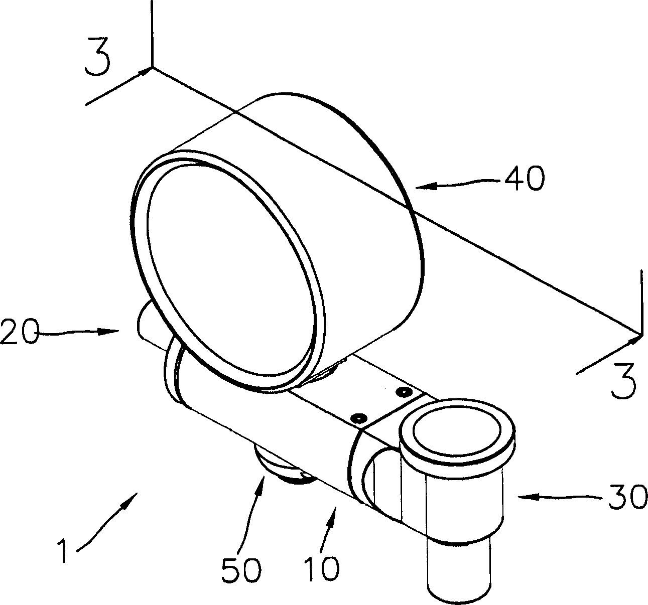 Pressure gauge attachable to inflator