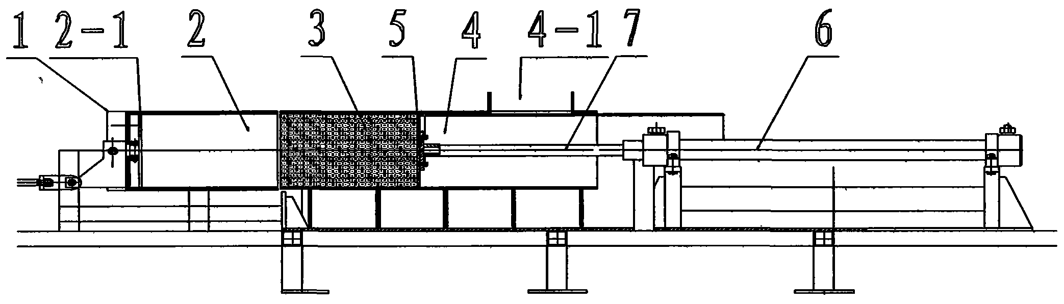 Packaging method for packaging device of rubbish packaging machine