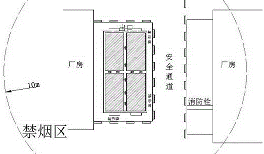 Combustible gas explosion protection system and control method thereof, as well as paint storehouse