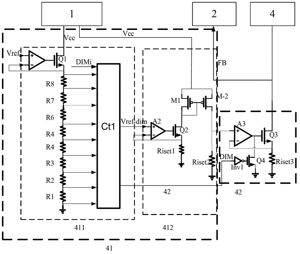 Light emitting diode (LED) driving circuit and control method of LED