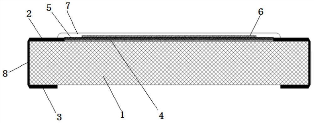 Surface mount fuse based on low temperature co-fired ceramic technology and preparation method thereof