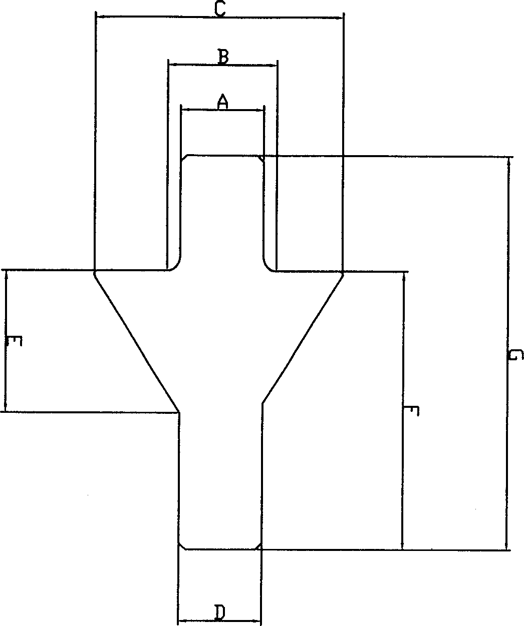 Injection molding production method of conic transparent parts