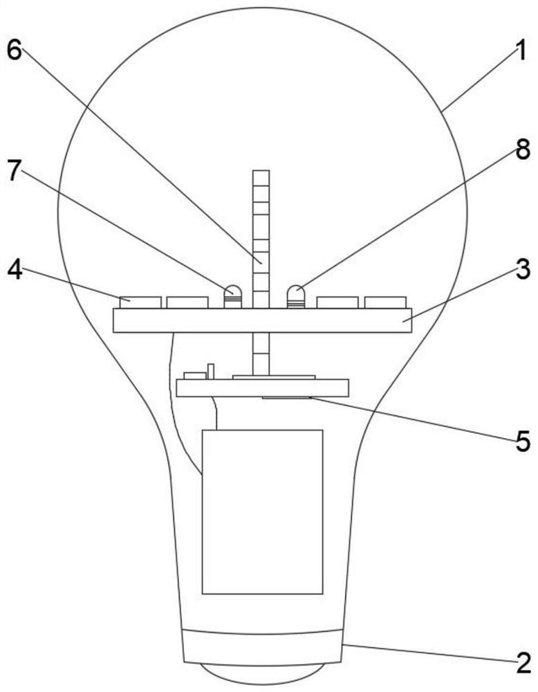 Internet of Things nursing LED lamp with self-checking function