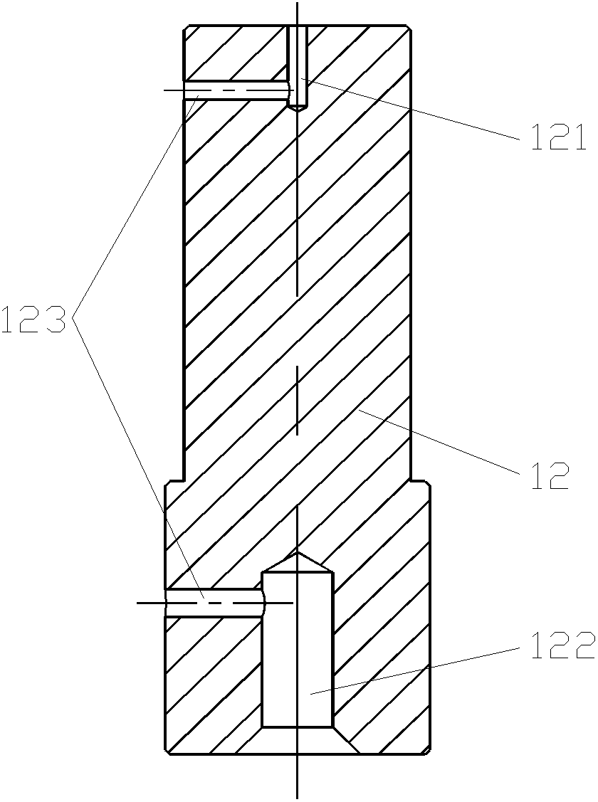 Improved structure of cooling fan compression joint device