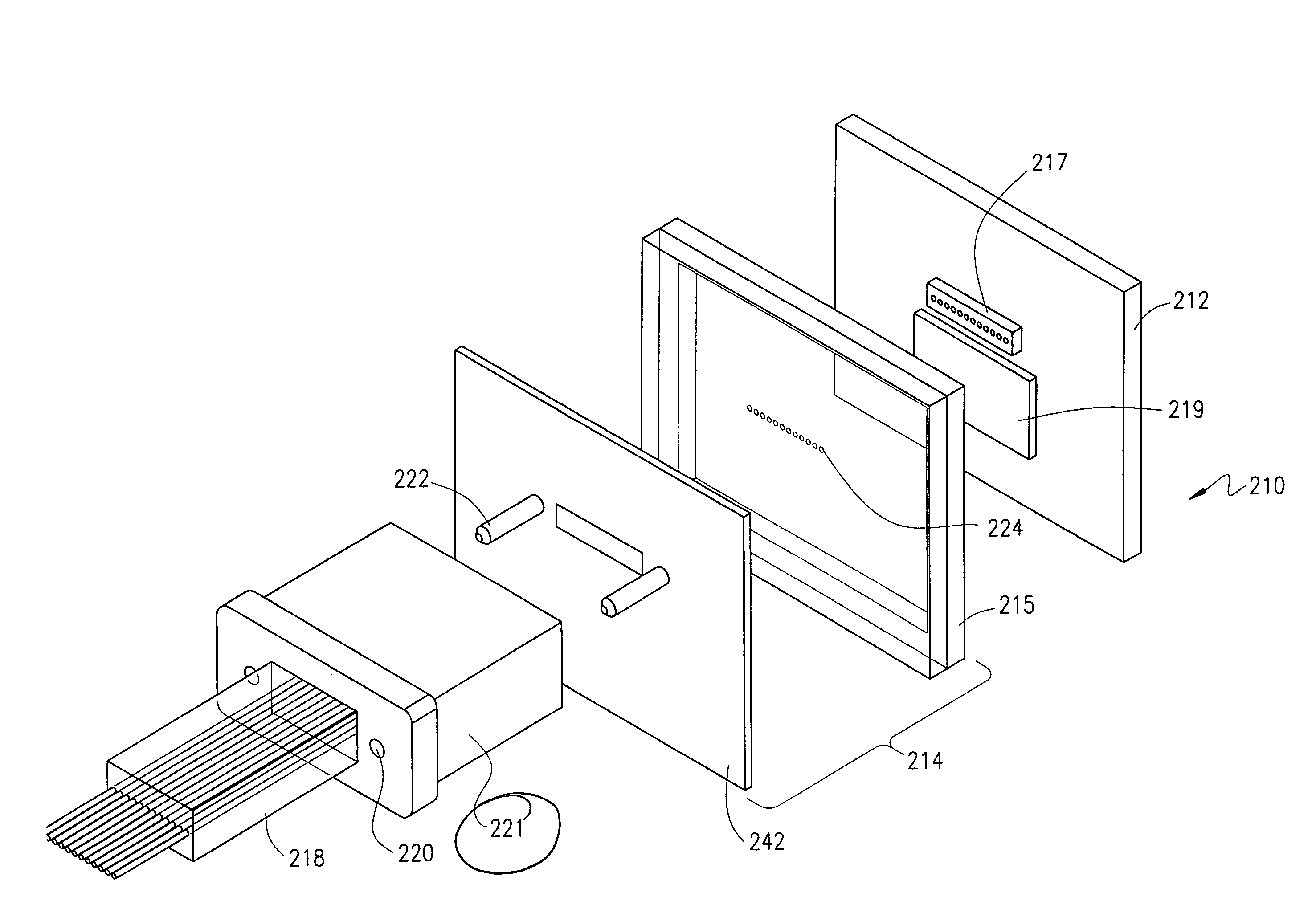Optical device, enclosure and method of fabricating