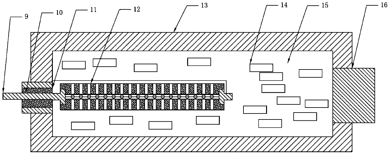 Porous plasma generator and closed bomb vessel